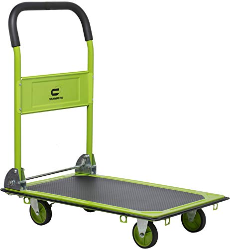 STANDERS - Plattformwagen - Klappwagen- Manövrierwagen - Faltbar - Ergonomische Gummigriffe - 100kg