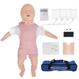 Erste-Hilfe-Trainingspuppe Baby Atemwegsobstruktionspuppe für CPR-Übungen und Rettungsmaßnahmen bei Erstickungsanfällen, Einfach zu Bedienen, mit Realistischer Anatomie und Würgefunktion (Baby)