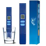 DAJASD Wassertester Trinkwasser, 0-9990 PPM TDS Messgerät mit LCD-Display, Automatischer Wasserqualität Tester für Trinkwasser, Schwimmbad, Aquarium, Pools und Labor