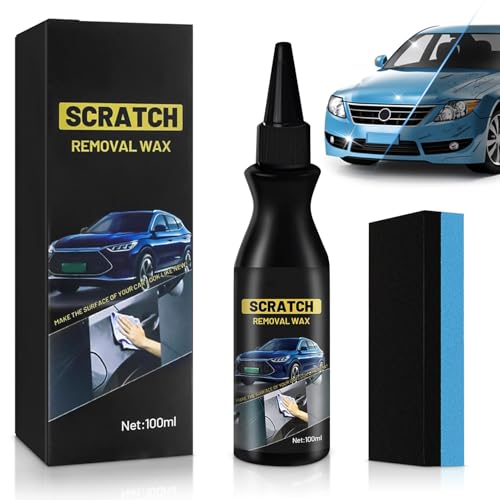Schneller Kratzerentferner für Autos, Autolack Reparatur Polieren Paste, Auto Kratzerentferner Paste mit Anti-Kratzer Schutz, Entfernt Kratzer Effektiv, für Auto Verschiedene Oberflächen