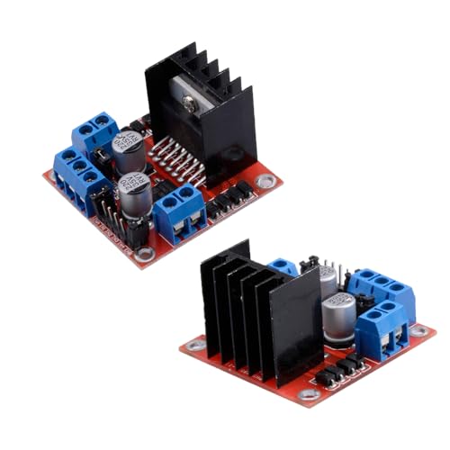 zalati Motor Drive Controller Board L298N Dual H Bridge DC Schrittmotor Treibermodul Kompatibel mit Arduino