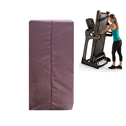 DTLEO Laufbandabdeckung, Klappbare Laufband Abdeckung,mit Reißverschluss, Wasserdicht und Sonnenschutz Für Zuhause Fitnessstudio und Andere Sportstätten,L:110×90×170CM