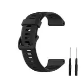 Armband Kompatibel mit Garmin Forerunner 945/935/Fenix 5, Uhrenarmband aus Silikon, Ersatzarmband für 22mm Breite, Weiches, langlebiges Sportarmband