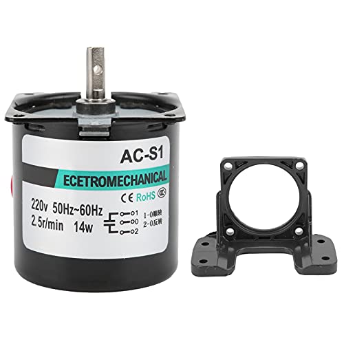 AC-Synchronmotor 14 W Permanentmagnet 2-Wege-Zentralwellenhalterung mit hoher Torsion XD60KTYZ für verschiedene Branchen (2.5rpm/min AC220V)