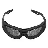 Airsoft Auge Sicherheit Schutzbrille, Winddichte Schutzbrille Taktische Metall Mesh Goggles Radfahren Brille Paintball Brillen Augenschut Paintball-Brille zum Reiten für Taktisches Schießen Militär