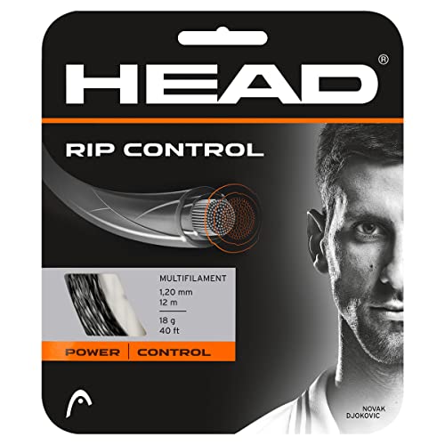 HEAD Unisex-Erwachsene RIP Control Set Tennis-Saite, Black, 17
