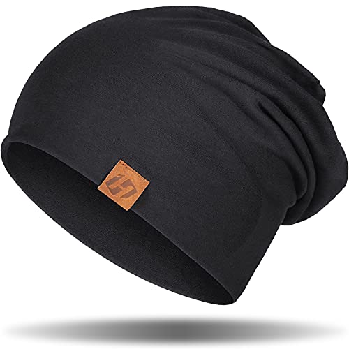 HASAGEI Mütze Damen Leicht Weich Unisex Slouch Beanie Elastisch Mütze Herren für alle Jahreszeiten