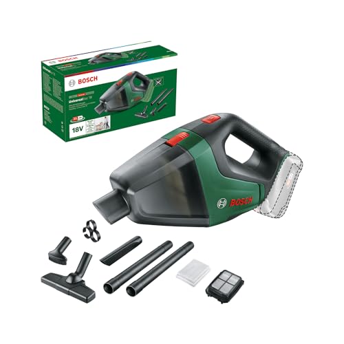 Bosch Home and Garden Bosch Akku-Handstaubsauger UniversalVac 18 (ohne Akku, 18 Volt System, mit Zubehörset, im Karton), Testnote: sehr gut (Magazin: selber machen), Grün