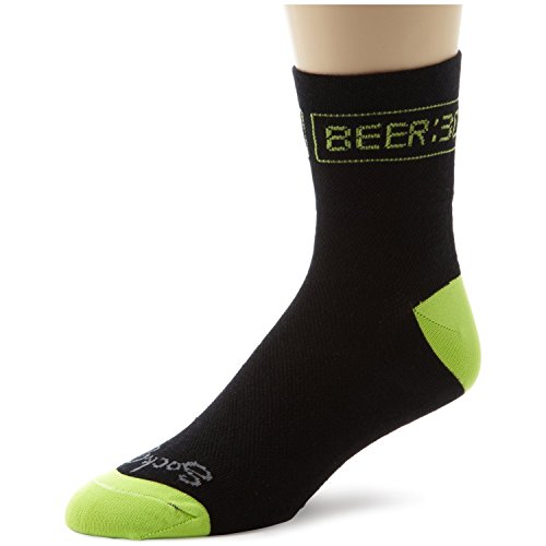 SockGuy Klassische 3in Bier: 30 Radfahren / Laufsocken (L / XL)