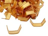 1000 Stück U-Clipse Gold 40 mm Clipband Clips für Brotverpackungen wiederverwendbar