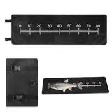 Casenly Angeln Abhakmatte, 98x30.5cm Karpfen Matte Faltbare, Fishing Abhakmatte mit Maßband, Tragbar Measure Mat für Anfänger Angler zum Spinnfischen Raubfische Outdoor