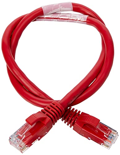 C2G 1M Rot CAT6 Netzwerk Crossover Patch Kabel. Xover-Ethernet-Kabel, Peer-to-Peer-Computerleitung, 0.5M