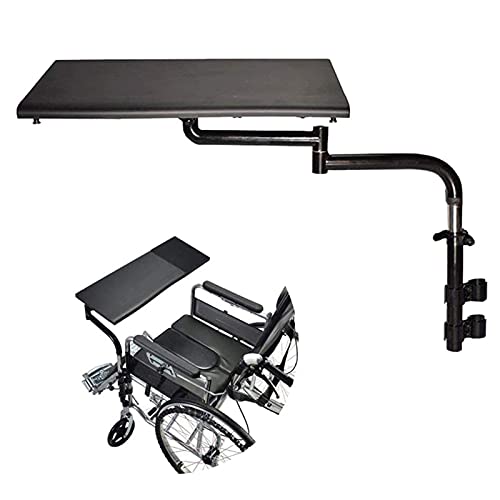 NCLCPVO Rollstuhl-Tablett Ergonomischer Rollstuhl-Computer-Schreibtisch, justierbarer Abstand und Höhe, Universal-Tabletts Abnehmbarer Rollstuhl Lap Tablett Tisch zum Essen Lesen