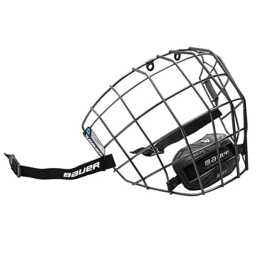 Bauer Facemask Profile III Gitter 2023, Größe:M, Farbe:Gunmetal