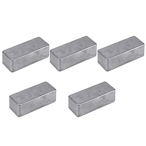 Ferleiss 5 Stück Gitarren-Effektpedale für DIY-Gitarrenpedal-Set 1590A