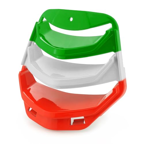 HEINMO Für Ves' GTS GTV HPE Super 125 250 300 2023 2024 Hornabdeckung Inlay -Krawattengrill Schnalle Abdeckung ABS Verkleidung Zubehör (Italy)