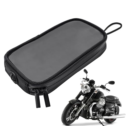 Samuliy Tanktasche für Motorrad, wasserdicht, Kratzfest, Motorrad-Tanktasche, Fahrrad-Telefontasche, mit Reißverschluss, Motorradzubehör, Taschen, Dirt- -Tanktasche für Motorräder