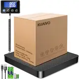 KUAIVO Paketwaage, Hochpräzise Plattformwaage 200kg/10g mit LCD/Hold/Tara Funktion, PostwaagePlattformwaage für Pakete, Gepäck, Lagerhaus, Unternehmen und für den Hausgebrauch, Aufladbar