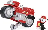 PAW Patrol Moto Pups - Marshall - Rückzugmotor - Wheelie Funktion - Spielzeugfahrzeug