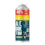A/C Doctor 3in1 Kältemittel R134A Ersatz-Kältemittel, Dichtmittel und Öl für Auto-Klimaanlagen, kompatibel mit Fahrzeugen 1995-2016