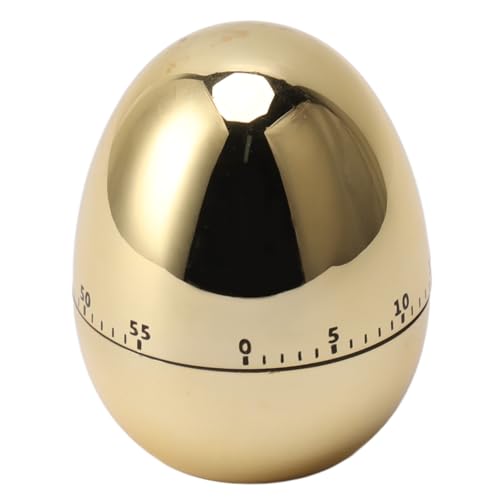 60 Minuten Ei, Timer des Uhrenhandels für Küchenmechanische Modell Alarm Kochalarm (Gold)