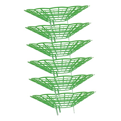 OFFSCH 6 Stück Erdbeer Stützständer Erdbeer Pflanzenhalterung Erdbeer Kletterhalterung Erdbeer Wachstumsregal Erdbeer Kletterstütze Garten Erdbeer Halterung Gartenzubehör