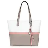 TAN.TOMI Handtasche Damen Exquisite Moderne Tasche Großes Fassungsvermögen Brieftasche für Büro, Schule, Einkaufen Handtasche Damen Groß