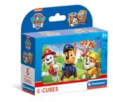 Clementoni Paw Patrol 6 Würfel Puzzle Kinder - Geschicklichkeitsspiel für Kinder ab 3 Jahren - Sensorik- & Motorikspielzeug 40658