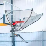 LoiYtrd Basketball-Tornetze Professioneller Basketball-Rebounder. Aufgehängter, trichterförmiger Basketball-Rebounder mit Rebound-Schlitz for alle Basketballkörbe. Dauerschießtrainer