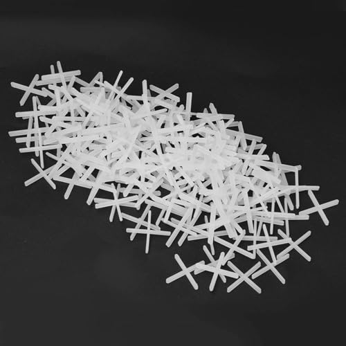 2500pcs Keramik Tiler Klempnerfliesen -Abstandsabstandsniveau -System 1mm/1,5 Mm für Wunderschönes Fliesenlayout (1 mm)