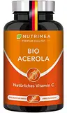 ACEROLA BIO Lutschtabletten | Natürliches Vitamin C Hochdosiert 1000mg | Reines Pulver Frucht-Extrakt aus Acerolakirsche | Tablette 100% VEGAN Cherry Kirsche Geschmack - Immunsystem Energie Kinder