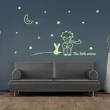 ENIXWH Wandsticker Kleine Prinz Leuchtend Wandtattoo Wandaufkleber für Kinder Baby Raumdekoration Wandbild Kunst Geschenk