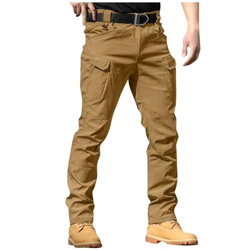 Schwarze Cargohose Ranger Pants Safari Arbeitshosen Männer Schwarz Angelhose Cord Bundeswehr Flugzeug Schnäppchen des Tages Combat Armee für Angelhose Herren M