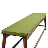 Holzbankkissen für 2 3 4 Sitze Gartenmöbel 100 150 180 200 cm Outdoor Terrasse Schaukel Wasserdicht Weich Pad (Grün 30x120cm)