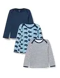 Care Unisex Baby T-Shirt LS-AOP (3-Pack) Langarmshirts, Sky Blue (720), 104 (6er Pack)