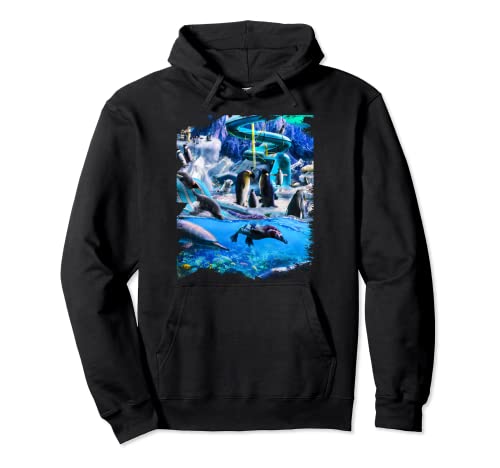 Pinguin-Wasser-Spaßpark, Kaiserpinguine des Arktischen Pullover Hoodie