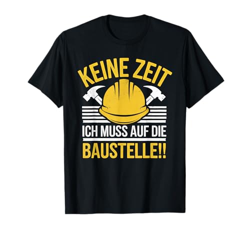 Bob der Baumeister Herren Handwerker Kostüm Blau T-Shirt