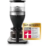 Philips Filterkaffeemaschine – 1.25-Liter-Fassungsvermögen, bis zu 15 Tassen, Boil & Brew, schwarz/silbern (HD5416/60)