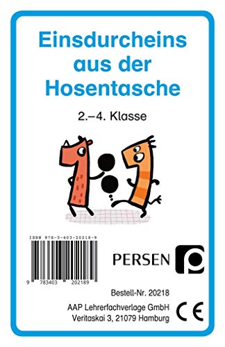 Persen Verlag i.d. AAP Einsdurcheins aus der Hosentasche: 2. bis 4. Klasse