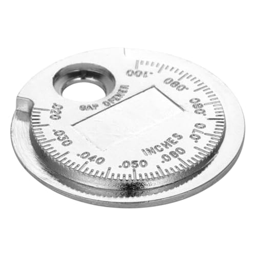 Zündkerzen Abstandsmesser - Münzförmiges Zündkerzen Messgerät | Münzformat-Messgerät 0.6-2.4mm Bereich Auto Zubehör für Kraftfahrzeuge & Reisen