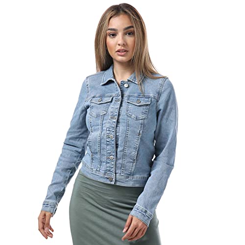 ONLY Damen Jacke 15243147 Light Blue Denim S