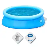 Avenli Pool-Set, rund, Blau