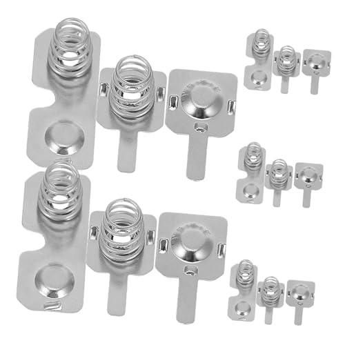 Zerodeko 5Sets Federplatte Ersatzteil Batterie Kohle Zink Aa Batterien Für Uhr Silber Galvani Nickel