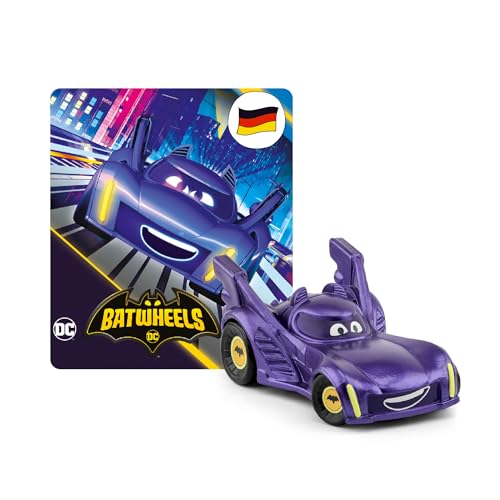 tonies Hörfigur für Toniebox, DC – Batwheels, Hörspiel mit 5 Geschichten für Kinder ab 5 Jahren, Spielzeit ca. 87 Minuten