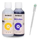 Weedness BioBizz Bio pH- Minus 250 ml + pH+ Plus 250 ml Flüssig - pH-Heber Grow Anbau Indoor Dünger Heben Erhöhen Set