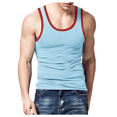 Herren Tank Tops Leicht Achselshirt Ärmellos Laufen Fitness Tankshirts Sommer Outdoor Funktionsshirt Achselshirt Muskelshirt Schnelltrocknendes Gym Sleeveless Funktionsshirt 30