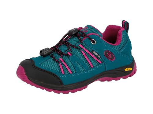 Brütting Unisex Kinder Ohio Low Trekking- & Wanderhalbschuhe, Türkis Pink, 25 EU