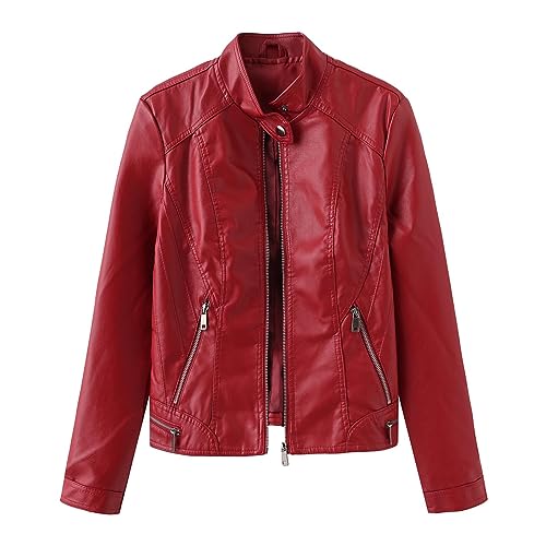 Femmes en Cuir Blazer Manteau Ruth Femme Bronzer Aménagée Classique Hip Longueur Veste Winterjacke Damen Leder Bikerjacke Weiß Damen 48 Lederjacke Damen GrüN Echtleder Black Friday Angebote 2023