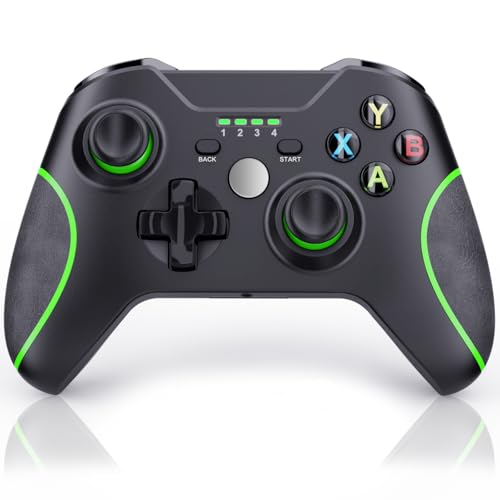 Xbox Controller Wireless für Xbox One, Xbox Series X/S, Xbox One X/S,2.4GHz Wireless Controller mit 3.5mm Kopfhörerbuchse,Schwarz