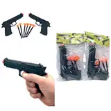 Pfeilpistole 2 Stück ~ Mit 6 Pfeilen ~ Spielzeug Waffen ~ Pistole Für Kinder ~ Kindergeburtstag ~ Für Kinder und Jugendliche ~ Mitgebsel ~ Mitbringsel